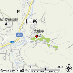 光触寺周辺の地図