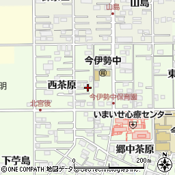 愛知県一宮市今伊勢町宮後周辺の地図
