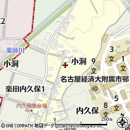 愛知県犬山市小洞221周辺の地図