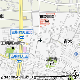 江南市五明町天王149 akippa駐車場周辺の地図