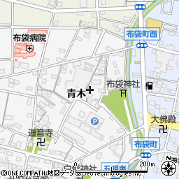 愛知県江南市五明町青木143周辺の地図