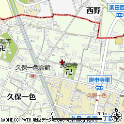 愛知県小牧市久保一色3049-2周辺の地図