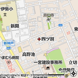 愛知県一宮市今伊勢町本神戸四ツ割17周辺の地図