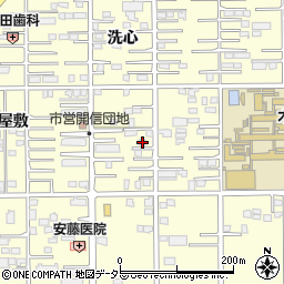 愛知県一宮市開明出屋敷64周辺の地図