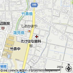 岐阜県羽島市竹鼻町狐穴1597周辺の地図