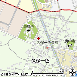 愛知県小牧市久保一色3156周辺の地図