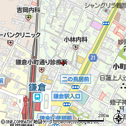 ミレメーレ　小町店周辺の地図