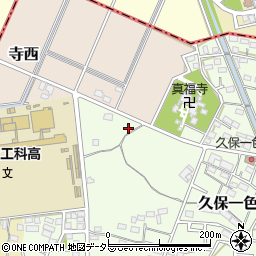 愛知県小牧市久保一色3723周辺の地図