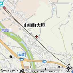 兵庫県朝来市山東町大垣467-2周辺の地図