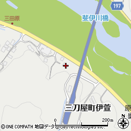 島根県雲南市三刀屋町伊萱25-3周辺の地図