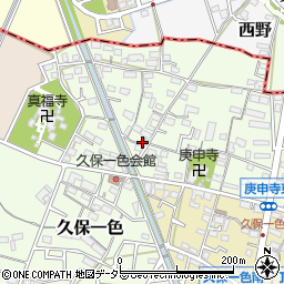 愛知県小牧市久保一色3075周辺の地図