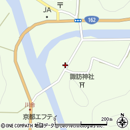 京都府南丹市美山町鶴ケ岡馬場周辺の地図