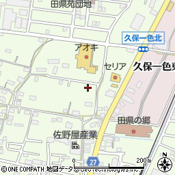 愛知県小牧市久保一色1268周辺の地図