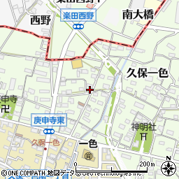 愛知県小牧市久保一色2942周辺の地図