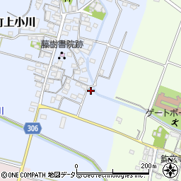 滋賀県高島市安曇川町上小川669周辺の地図