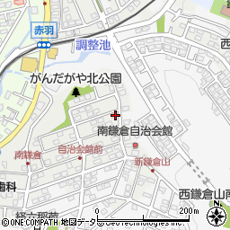 神奈川県鎌倉市津1040-12周辺の地図