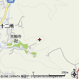 神奈川県鎌倉市十二所周辺の地図