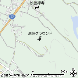 京都府綾部市渕垣町木寺周辺の地図