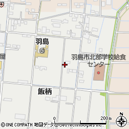 岐阜県羽島市竹鼻町飯柄1006-3周辺の地図