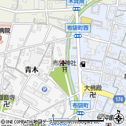 愛知県江南市五明町青木126周辺の地図