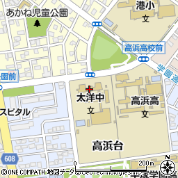 平塚市立太洋中学校周辺の地図