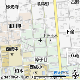愛知県一宮市西大海道戌亥周辺の地図