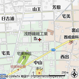 愛知県一宮市西大海道東光寺55周辺の地図
