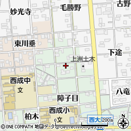 愛知県一宮市西大海道（戌亥）周辺の地図