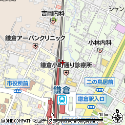 江戸一たい焼き 鯛幸房 鎌倉店周辺の地図