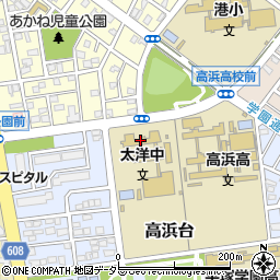平塚市立太洋中学校周辺の地図