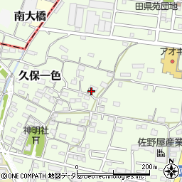 愛知県小牧市久保一色1655周辺の地図