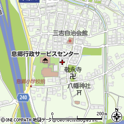 滋賀県米原市三吉536周辺の地図