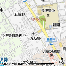 愛知県一宮市今伊勢町新神戸九反野54周辺の地図