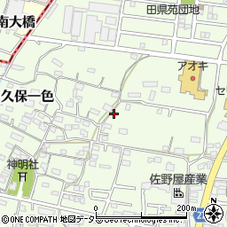 愛知県小牧市久保一色1347周辺の地図