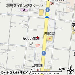 岐阜県羽島市竹鼻町狐穴1116周辺の地図