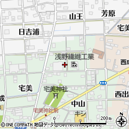 愛知県一宮市西大海道東光寺48-8周辺の地図