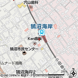 クリエイトＳＤ小田急鵠沼海岸駅前店周辺の地図
