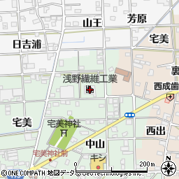 愛知県一宮市西大海道東光寺51周辺の地図