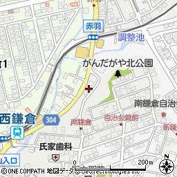 神奈川県鎌倉市津1034周辺の地図