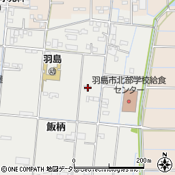 岐阜県羽島市竹鼻町飯柄1008-2周辺の地図