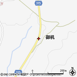 鳥取県日野郡江府町御机周辺の地図
