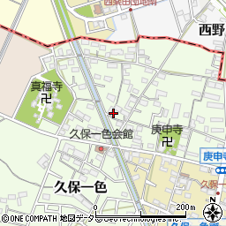 愛知県小牧市久保一色3074周辺の地図
