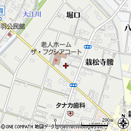 愛知県一宮市丹羽六反畑周辺の地図