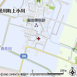 滋賀県高島市安曇川町上小川257周辺の地図