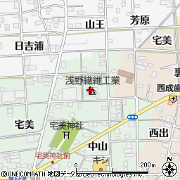 浅野繊維工業株式会社　反毛工場周辺の地図