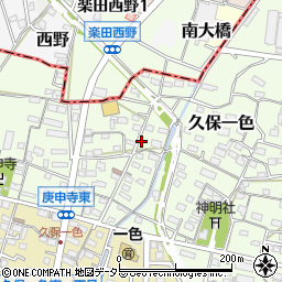 愛知県小牧市久保一色2900周辺の地図