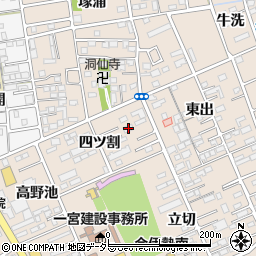 愛知県一宮市今伊勢町本神戸四ツ割34周辺の地図