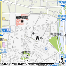 愛知県江南市五明町青木47周辺の地図