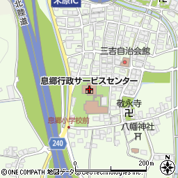 滋賀県米原市三吉581周辺の地図