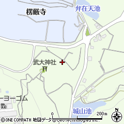 京都府綾部市栗町中山周辺の地図